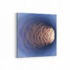 Olla 10222K Abstract Girdap Görsel Kare Kanvas Tablo (Ölçü: 25X25)