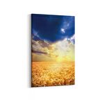 Olla 16136D Günbatımı Görseli Dikey Kanvas Tablo (Ölçü: 100X150)