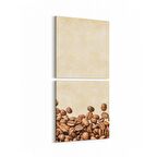 Olla 15085K2D Gıda Görseli 2'li Dikey Kanvas Tablo (Ölçü: 30X65)