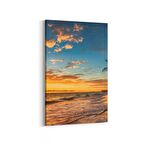 Olla 16052D Günbatımı Görseli Dikey Kanvas Tablo (Ölçü: 20X30)