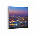 Olla 18882K Yapı Görseli Kare Kanvas Tablo (Ölçü: 25X25)