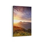 Olla 16108D Günbatımı Görseli Dikey Kanvas Tablo (Ölçü: 60X90)