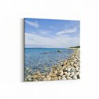 Olla 16550K Kumsal / Sahil Görseli Kare Kanvas Tablo (Ölçü: 60X60)