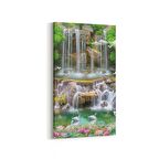 Olla 13410DD Doğa / Manzara Görseli Dikey Dar Kanvas Tablo (Ölçü: 30X60)