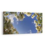 Olla 10790YD Ağaç Görseli Yatay Dar Kanvas Tablo (Ölçü: 60X30)