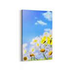 Olla 11677D Orkide Çiçek Görseli Dikey Kanvas Tablo (Ölçü: 60X90)