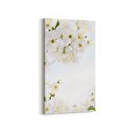 Olla 11734DD Orkide Çiçek Görseli Dikey Dar Kanvas Tablo (Ölçü: 60X120)