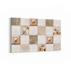 Olla 17435Y Taş / Tuğla Görseli Yatay Kanvas Tablo (Ölçü: 90X60)