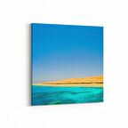 Olla 16407K Kumsal / Sahil Görseli Kare Kanvas Tablo (Ölçü: 60X60)