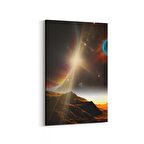 Olla 17704D Uzay Görseli Dikey Kanvas Tablo (Ölçü: 100X150)