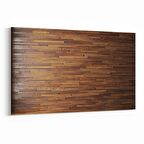 Olla 12041Y Ahşap Desen Görseli Yatay Kanvas Tablo (Ölçü: 45X30)