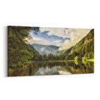 Olla 13467YD Doğa / Manzara Görseli Yatay Dar Kanvas Tablo (Ölçü: 60X30)