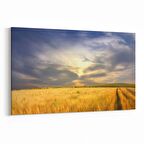 Olla 16035Y Günbatımı Görseli Yatay Kanvas Tablo (Ölçü: 30X20)