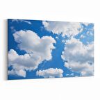 Olla 15579Y Gökyüzü Bulut Görseli  Yatay Kanvas Tablo (Ölçü: 45X30)