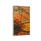 Olla 13277DD Doğa / Manzara Görseli Dikey Dar Kanvas Tablo (Ölçü: 60X120)