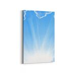 Olla 15733D Gökyüzü Bulut Görseli  Dikey Kanvas Tablo (Ölçü: 70X105)