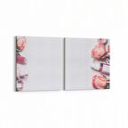 Olla 16298K2Y Kuaför / Berber Görseli Kare 2'li Yatay Kanvas Tablo (Ölçü: 85X40)