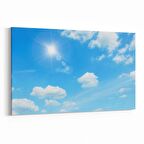 Olla 15403Y Gökyüzü Bulut Görseli  Yatay Kanvas Tablo (Ölçü: 150X100)