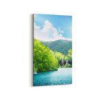 Olla 14414DD Doğa / Manzara Görseli Dikey Dar Kanvas Tablo (Ölçü: 30X60)