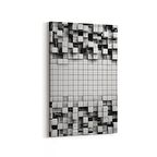 Olla 10024D Abstract 3 Boyut Görsel Dikey Kanvas Tablo (Ölçü: 70X105)