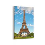 Olla 17917D Yapı Görseli Dikey Kanvas Tablo (Ölçü: 100X150)