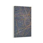 Olla 16695DD Mermer Desen Görsel Dikey Dar Kanvas Tablo (Ölçü: 30X60)