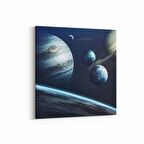Olla 17678K Uzay Görseli Kare Kanvas Tablo (Ölçü: 25X25)