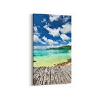 Olla 13853DD Doğa / Manzara Görseli Dikey Dar Kanvas Tablo (Ölçü: 60X120)