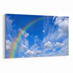 Olla 15649Y Gökyüzü Bulut Görseli  Yatay Kanvas Tablo (Ölçü: 150X100)