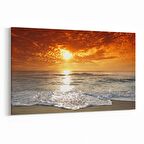 Olla 16111Y Günbatımı Görseli Yatay Kanvas Tablo (Ölçü: 120X80)
