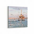 Olla 18400K4 Yapı Görseli Kare 4'lü Kanvas Tablo (Ölçü: 145X145)