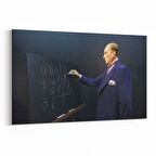 Olla 12420Y Mustafa Kemal Atatürk Yatay Kanvas Tablo (Ölçü: 90X60)