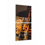 Olla 15154K2D Gıda Görseli 2'li Dikey Kanvas Tablo (Ölçü: 30X65)