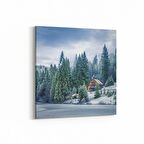 Olla 14453K Doğa / Manzara Görseli Kare Kanvas Tablo (Ölçü: 25X25)