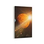 Olla 17705DD Uzay Görseli Dikey Dar Kanvas Tablo (Ölçü: 40X80)