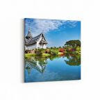 Olla 18784K4 Yapı Görseli Kare 4'lü Kanvas Tablo (Ölçü: 145X145)