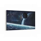 Olla 17658Y Uzay Görseli Yatay Kanvas Tablo (Ölçü: 120X80)
