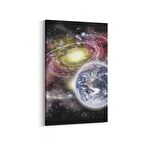Olla 17701D Uzay Görseli Dikey Kanvas Tablo (Ölçü: 80X120)