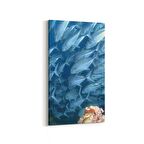 Olla 12889DD Deniz / Okyanus Görseli Dikey Dar Kanvas Tablo (Ölçü: 30X60)