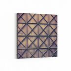 Olla 10036K Abstract 3 Boyut Görsel Kare Kanvas Tablo (Ölçü: 25X25)