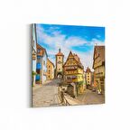 Olla 18729K Yapı Görseli Kare Kanvas Tablo (Ölçü: 30X30)