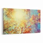 Olla 10708Y Ağaç Görseli Yatay Kanvas Tablo (Ölçü: 45X30)