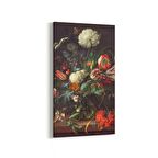 Olla 11766DD Çiçek Görseli Dikey Dar Kanvas Tablo (Ölçü: 40X80)