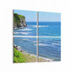 Olla 14011K4 Doğa / Manzara Görseli Kare 4'lü Kanvas Tablo (Ölçü: 65X65)