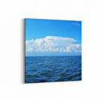 Olla 16398K Kumsal / Sahil Görseli Kare Kanvas Tablo (Ölçü: 30X30)