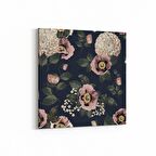 Olla 11772K Çiçek Görseli Kare Kanvas Tablo (Ölçü: 25X25)