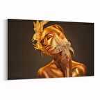 Olla 16780Y Model / Manken Görseli Yatay Kanvas Tablo (Ölçü: 150X100)