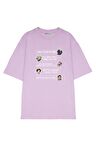Unisex Oversize T-shirt Character Quotes