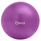 Cosfer Pilates Topu 55 cm Mor
