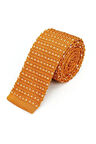Portakal Turuncu Örme Kravat